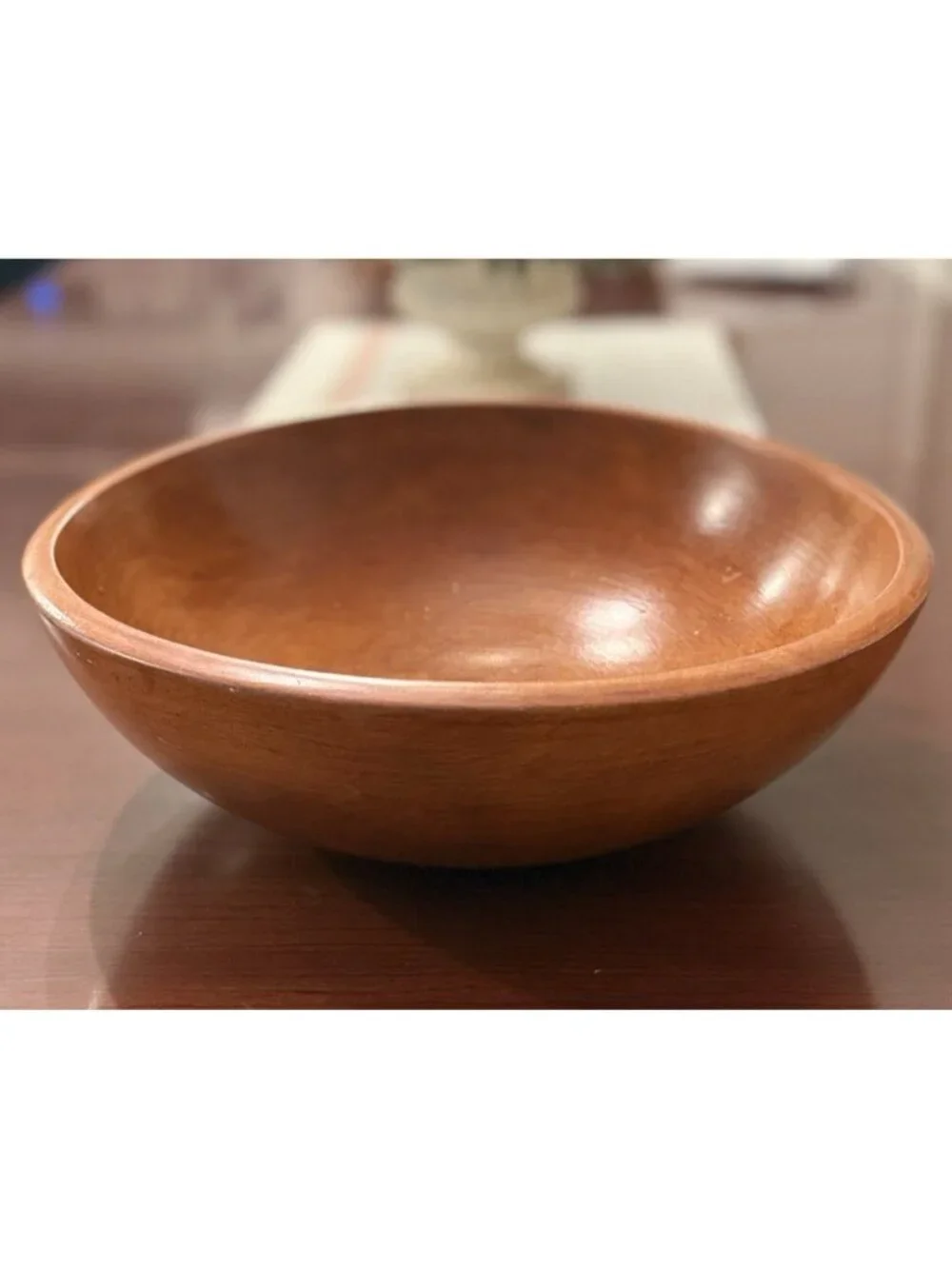 VTG Munising  Asymmetrical Round Hand Turned Bowl 12.25